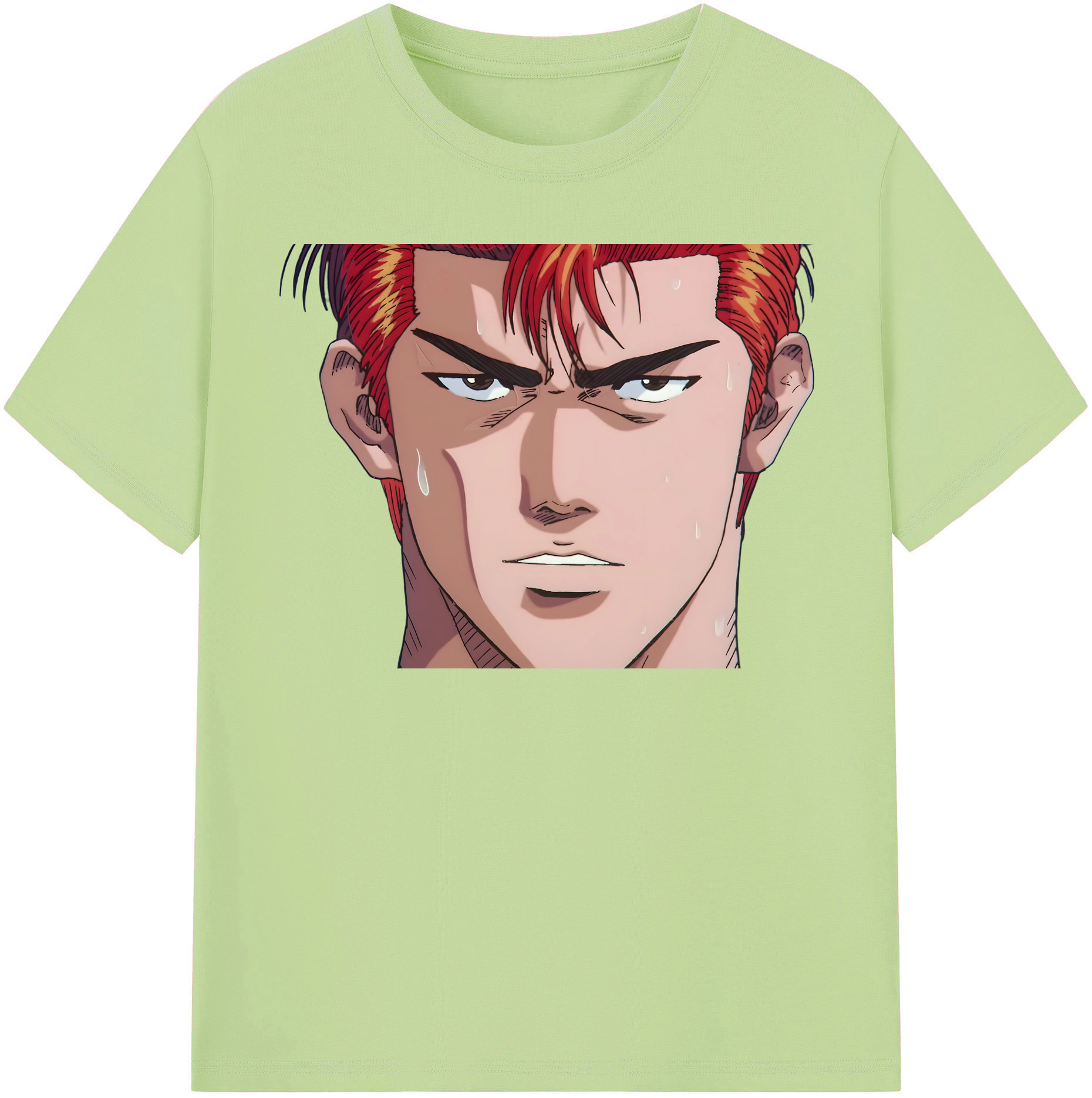 SLAM DUNK／スラムダンク 綿100％半袖Tシャツ（フロントプリント）
